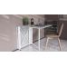 Стол-книга трансформер Орион 2 Ferrum-decor 750x1520x730 Белый металл ДСП Бетон 16 мм (FRD-104596)