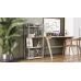 Етажерка 4/60 Ferrum-decor Серії Коннект 120x60x28 сірий ДСП Дуб Сонома 16мм (FRD-104251)