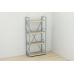 Етажерка 4/60 Ferrum-decor Серії Коннект 120x60x28 сірий ДСП Дуб Сонома 16мм (FRD-104251)