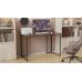 Компьютерный стол Ferrum-decor Ханна 75x100x70 черный ДСП Дуб Сонома Труфель 16мм (FRD-103503)