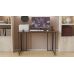 Компьютерный стол Ferrum-decor Ханна 75x100x70 черный ДСП Дуб Сонома Труфель 16мм (FRD-103503)