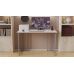 Компьютерный стол Ferrum-decor Ханна 75x100x60 серый ДСП Белый 16мм (FRD-101391)