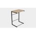 Столик Терри Ferrum-decor 650x440x330 Черный металл ДСП Дуб Сонома 16 мм (FRD-104651)