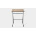 Столик Терри Ferrum-decor 650x440x330 Черный металл ДСП Дуб Сонома 16 мм (FRD-104651)