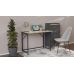 Стол раскладной Морис Ferrum-decor 750x1000x600 Черный металл ДСП Дуб Сонома 16 мм (FRD-104672)