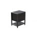 Тумба универсальная Вивьен 2/1 50x41x40 черный ДСП Сосна Кембра 16мм FRD-104175