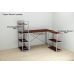 Этажерка 4/60 Ferrum-decor Серии Коннект 120x60x28 серый ДСП Венге 16мм (FRD-105544)