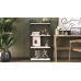 Етажерка 4/60 Ferrum-decor Серії Коннект 120x60x28 чорний ДСП Білий 16мм (FRD-104236)