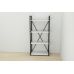 Етажерка 4/60 Ferrum-decor Серії Коннект 120x60x28 чорний ДСП Білий 16мм (FRD-104236)