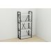 Етажерка 4/60 Ferrum-decor Серії Коннект 120x60x28 чорний ДСП Білий 16мм (FRD-104236)