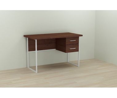 Компьютерный стол Ferrum-decor Дакота 75x140x70 белый ДСП Венге 32мм (FRD-105787) Компьютерный стол Ferrum-decor Дакота 75x140x70 белый ДСП Венге 32мм (FRD-105787)