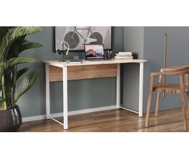 Компьютерный стол Ferrum-decor Курт 75x140x60 белый ДСП Дуб Артизан 32мм (FRD-102224)