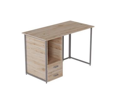 Компьютерный стол Ferrum-decor Отто 75x140x60 серый ДСП Дуб Артизан 16мм (FRD-101504)