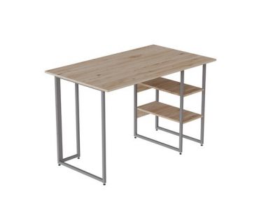 Комп'ютерний стіл Ferrum-decor Кевін 75x140x60 сірий ДСП Дуб Артізан 32мм (FRD-101737)