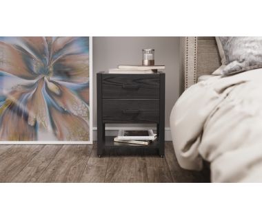 Тумба універсальна Вів'єн 2/1 50x41x40 чорний ДСП Сосна Кембра 16мм FRD-104175 Тумба універсальна Вів'єн 2/1 50x41x40 чорний ДСП Сосна Кембра 16мм FRD-104175