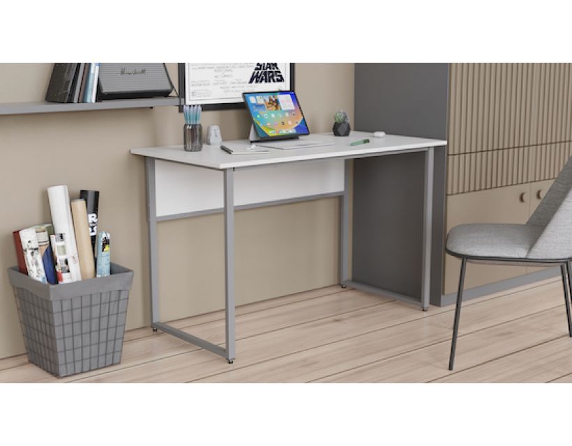 Комп'ютерний стіл Ferrum-decor Коді 75x120x70 сірий ДСП Білий 16мм (FRD-101691)