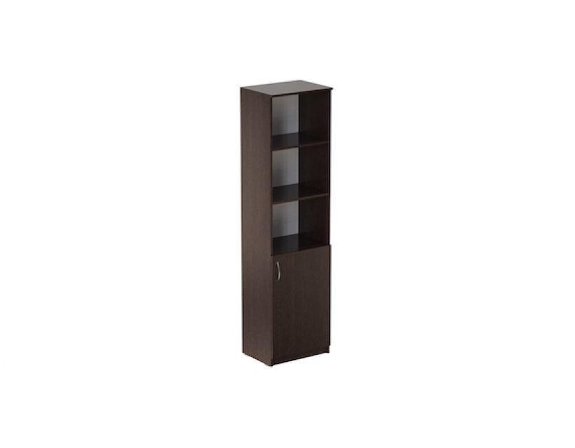 Пенал Анжело Ferrum-decor на 4 полки с 1 дверью 1900x500x380 ДСП Венге Магия 16 мм (FRD-104950)