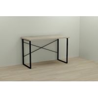 Комп'ютерний стіл Ferrum-decor Дейв 75x120x60 чорний ДСП Дуб Сонома 32мм (FRD-101979)