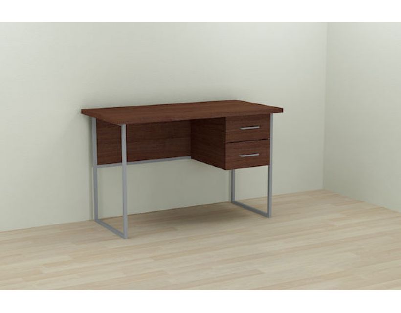 Комп'ютерний стіл Ferrum-decor Дакота 75x120x70 сірий ДСП Венге 32мм (FRD-105779)