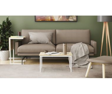 Стол журнальный приставной Терри Комбо Ferrum-decor 345x662x440 Белый металл ДСП Дуб Сонома 16 мм (FRD-105146) Стол журнальный приставной Терри Комбо Ferrum-decor 345x662x440 Белый металл ДСП Дуб Сонома 16 мм (FRD-105146)