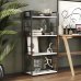 Етажерка 4/60 Ferrum-decor Серії Коннект 120x60x28 чорний ДСП Білий 16мм (FRD-104236)