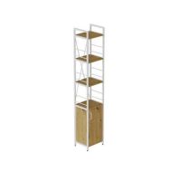 Етажерка 4/34 Ferrum-decor Серії Конект з тумбою 179x34x28 Білий ДСП Артизан (FRD-104475)