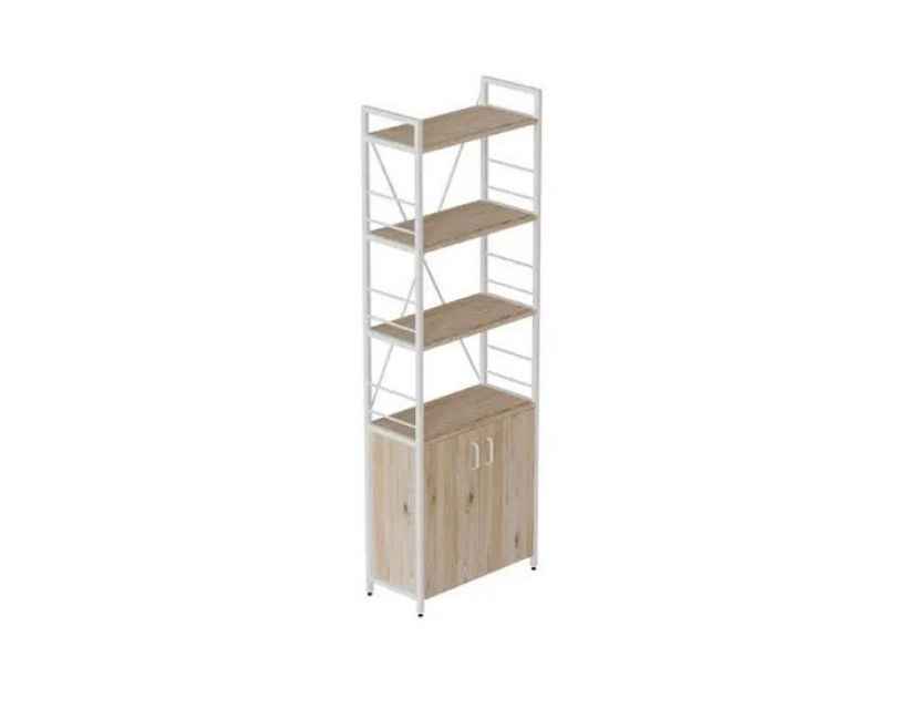 Етажерка 4/60 Ferrum-decor Серії Конект із тумбою 179x60x28 Білий ДСП Артизан (FRD-104492)