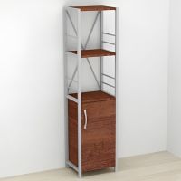 Этажерка 3/34 Ferrum-decor Серии Конект с тумбой 144x34x28 Серый ДСП Венге (FRD-105530)