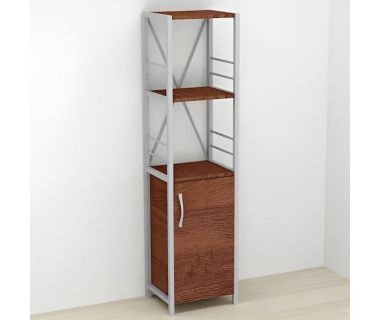 Етажерка 3/34 Ferrum-decor Серії Конект із тумбою 144x34x28 Сірий ДСП Венге (FRD-105530)