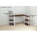 Етажерка 4/60 Ferrum-decor Серії Коннект 120x60x28 білий ДСП Венге 16мм (FRD-105526)