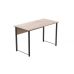 Компьютерный стол Ferrum-decor Курт 75x140x70 черный ДСП Дуб Артизан 16мм (FRD-103945)