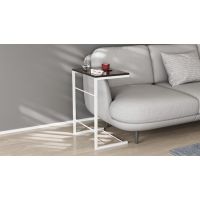 Столик Терри Ferrum-decor 650x440x330 Белый металл ДСП Венге Магия 16 мм (FRD-105314)