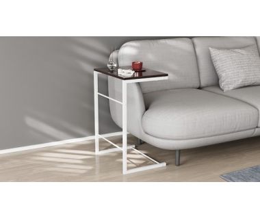 Столик Терри Ferrum-decor 650x440x330 Белый металл ДСП Венге Магия 16 мм (FRD-105314) Столик Терри Ferrum-decor 650x440x330 Белый металл ДСП Венге Магия 16 мм (FRD-105314)