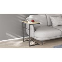 Столик Терри Ferrum-decor 650x440x330 Черный металл ДСП Дуб Сонома 16 мм (FRD-104651)
