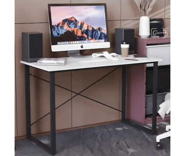 Комп'ютерний стіл Ferrum-decor Дейв 75x120x60 чорний ДСП Білий 16мм (FRD-101973)