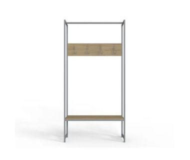 Вешалка напольная Ferrum-decor Трелис 12 180x90x38 серый ДСП Дуб Сонома 16мм (FRD-104322) Вешалка напольная Ferrum-decor Трелис 12 180x90x38 серый ДСП Дуб Сонома 16мм (FRD-104322)