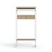 Вешалка напольная Ferrum-decor Трелис 14 180x90x38 белый ДСП Дуб Сонома 16мм (FRD-104352)