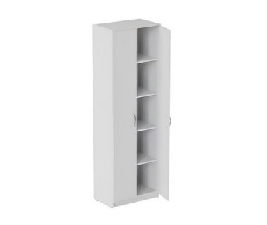 Шкаф Анжело Ferrum-decor на 5 полок 2 двери 1900x600x380 ДСП Белый 16 мм (FRD-104977)