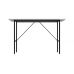 Стіл письмовий TIME Тайм Ferrum-decor 750x1200x600 Чорний метал ДСП Білий 16 мм (FRD-104885)