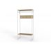 Вешалка напольная Ferrum-decor Трелис 14 180x90x38 белый ДСП Дуб Сонома 16мм (FRD-104352)