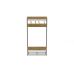 Вешалка напольная Ferrum-decor Трелис 15 180x90x38 серый ДСП Дуб Артизан 16мм (FRD-104375)