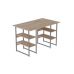 Компьютерный стол Ferrum-decor Карен 75x140x70 серый ДСП Дуб Артизан 16мм (FRD-102451)