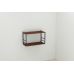 Книжная полка универсальная Ferrum-decor Стим 1 38x63x26 черный ДСП Венге 16мм (FRD-106177)