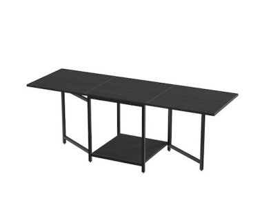 Стіл журнальний трансформер Куб Комбо Ferrum-decor 540x532x500 Чорний метал ДСП Сосна Кембра 16 мм (FRD-105152)