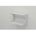 Полка настенная Ferrum-decor Букин 330x500x240 металл Белый ДСП Белый 16 мм (FRD-102849)