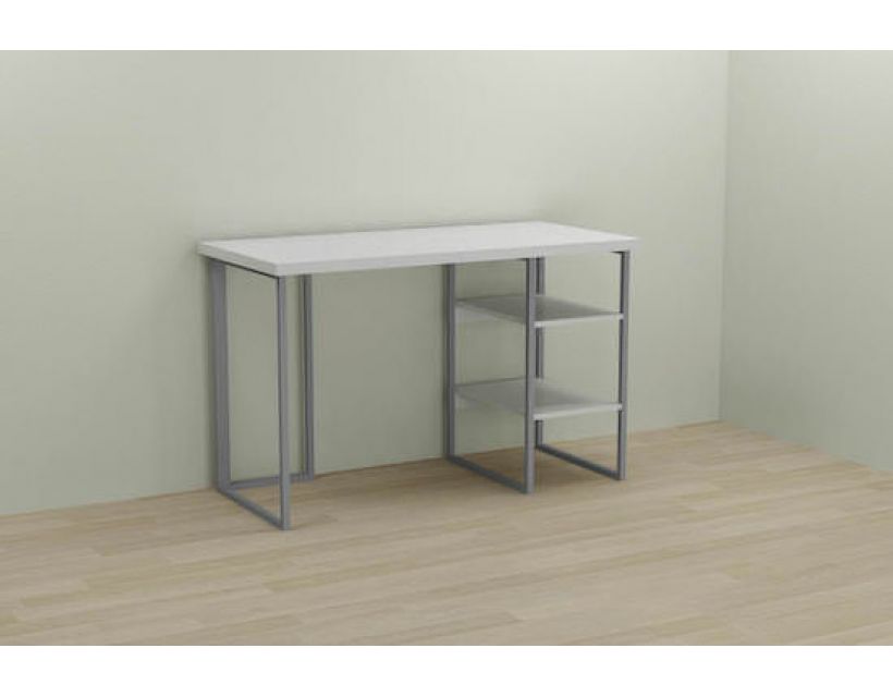 Комп'ютерний стіл Ferrum-decor Кевін 75x120x60 сірий ДСП Білий 32мм (FRD-101724)