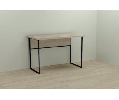 Комп'ютерний стіл Ferrum-decor Коді 75x140x60 чорний ДСП Дуб Сонома 32мм (FRD-103757)