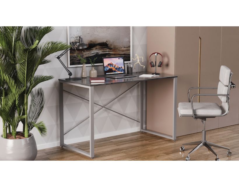 Письмовий стіл Серії Коннект 75x120x60 сірий ДСП Сосна Кембра 16мм FRD-104218