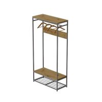 Вешалка напольная Ferrum-decor Трелис 15 180x90x38 серый ДСП Дуб Артизан 16мм (FRD-104375)