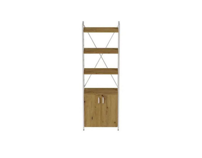 Етажерка 4/60 Ferrum-decor Серії Конект із тумбою 179x60x28 Білий ДСП Артизан (FRD-104496)